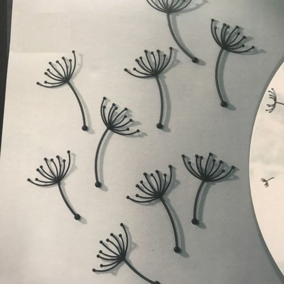 Umbra Pluff Wall Decor 470140-040 Set of 9 - Picture 2 of 2